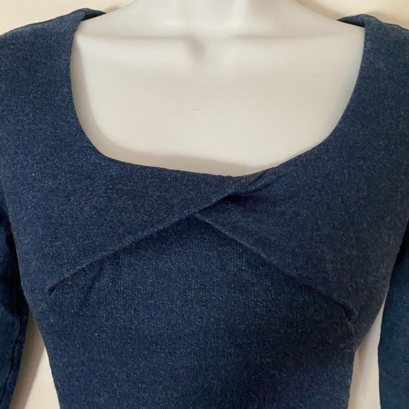 Elegant Le Chateau Dark Blue Dress - Picture 2 of 5